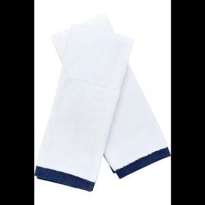 Northern Nights Signature Turkish Cotton 2pc Hand Towels Navy